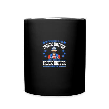 Truck Driver Essentials - Tasse einfarbig - Schwarz - Vorne