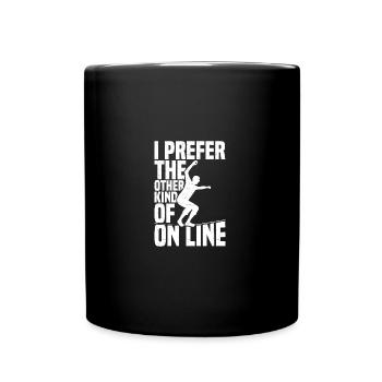 Slacklining Enthusiast Slackliner Lover Slackline - Full Colour Mug - black - Front