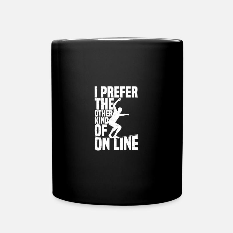 Passionné de slackline Amateur de slackline Slackline - Mug uni - noir
