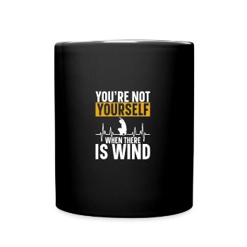 Indoor Slacklining Accessories Slackline Swing - Full Colour Mug - black - Front