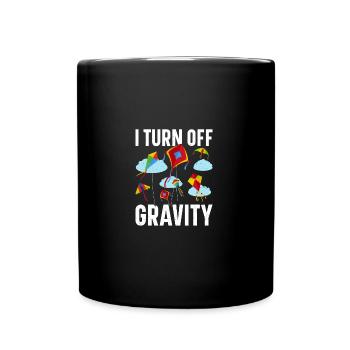 Kiteflying Pilote Kiteflyer Accessoires Kite - Mug uni - noir - Devant