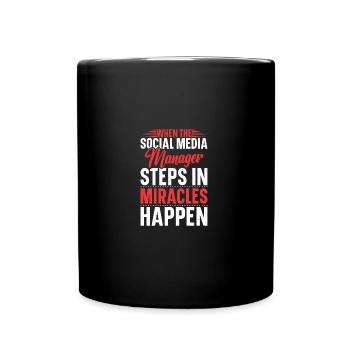 SMM Manager Essentials Publicité Médias sociaux - Mug uni - noir - Devant