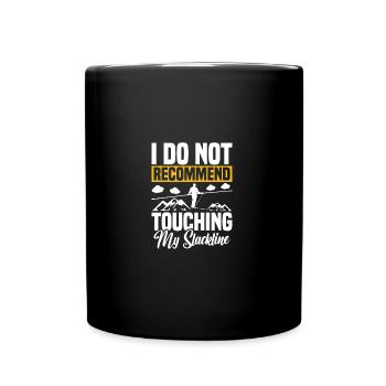 Planche de slackline Amateur de slackline Passionné - Mug uni - noir - Devant