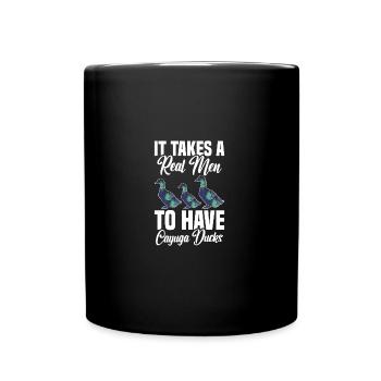 Cayuga Duck Lover Enclosure Nourriture Animal En Peluche - Mug uni - noir - Devant