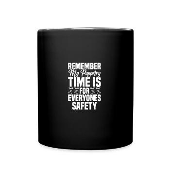 Puppeteer Gear Doll Puppet Lover Puppeteering - Full Colour Mug - black - Front