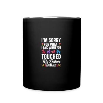 Ballon Twisting Pompe Ballon Twister Ballon - Mug uni - noir - Devant