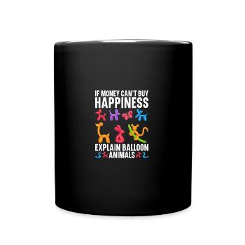Ballon Twisting Pompe Ballon Twister Ballon - Mug uni - noir - Devant