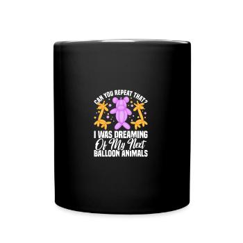 Ballon artiste ballon twisting kit ballon - Mug uni - noir - Devant