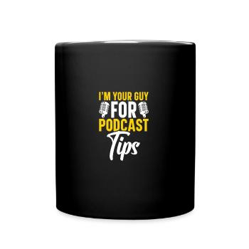 Podcast Lover Podcast Éclairage Podcasting - Mug uni - noir - Devant