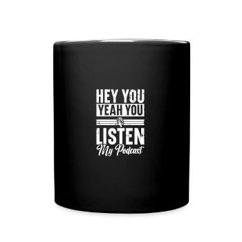 Podcasting Mic Podcast Supplies Podcast Lover - Mug uni - noir - Devant