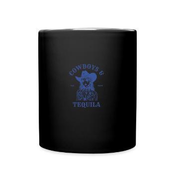 Cowboys Et Tequila Tenue Pour Femmes Rodéo - Mug uni - noir - Devant