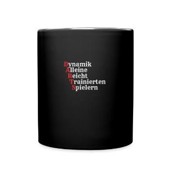 Darts Darts Darts - Tasse einfarbig - Schwarz - Vorne