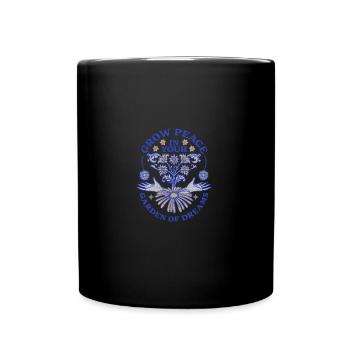 Mental Health Flower Celestial Gardening - Tasse einfarbig - Schwarz - Vorne