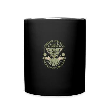 Mental Health Flower Celestial Gardening - Tasse einfarbig - Schwarz - Vorne