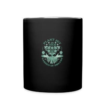 Mental Health Flower Celestial Gardening - Tasse einfarbig - Schwarz - Vorne