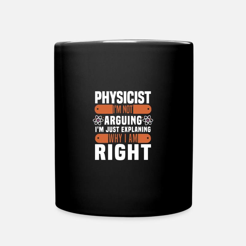 Physik - Tasse einfarbig - Schwarz