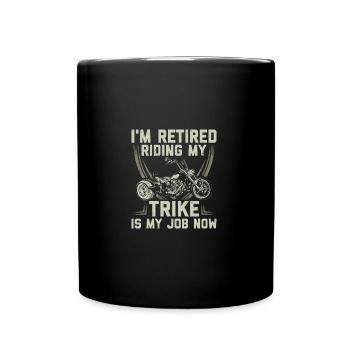Trike - Tasse einfarbig - Schwarz - Vorne