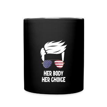Votre corps, votre choix - Mug uni - noir - Devant