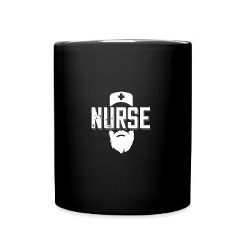 Best Nurse Ever - Krankenschwester Pfleger Notarzt - Full Colour Mug - black - Front