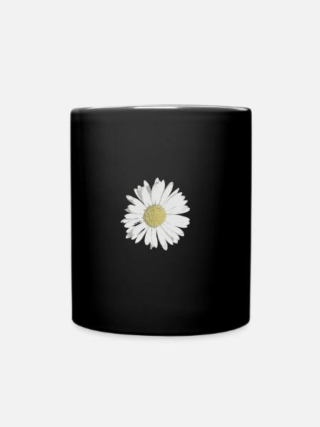 daisy - Full Colour Mug - black