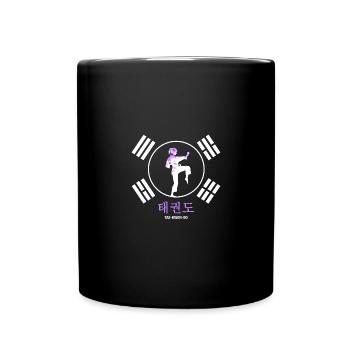Allkampf Taekwondo-Girl Tae-Kwon-Do TKD-Girl - Mug uni - noir - Devant