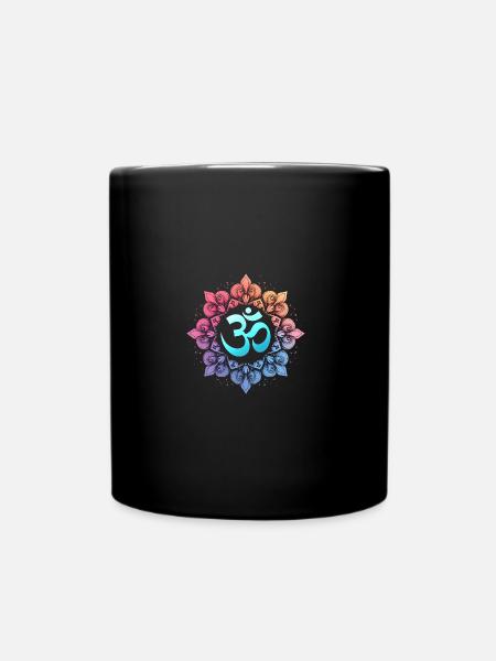 Om Mandala Spirituelles Zen Yoga Buddhistische - Tasse einfarbig - Schwarz