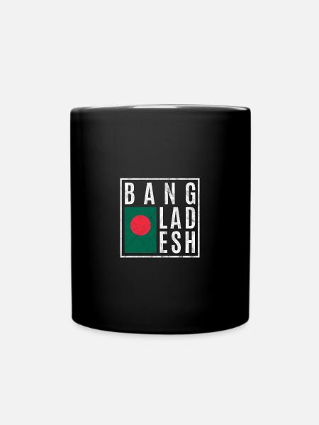 Bangladesch - Tasse einfarbig - Schwarz
