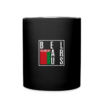Belarus - Full Colour Mug - black - Front