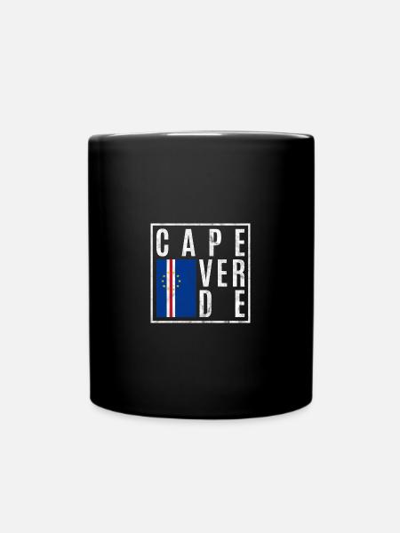 Kap Verde - Tasse einfarbig - Schwarz