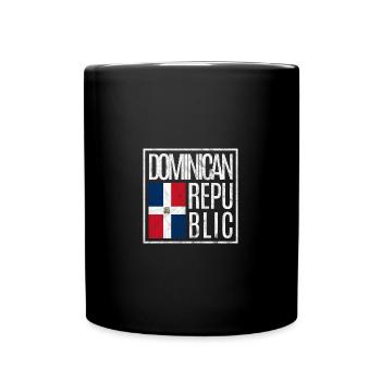 Dominican Republic - Full Colour Mug - black - Front