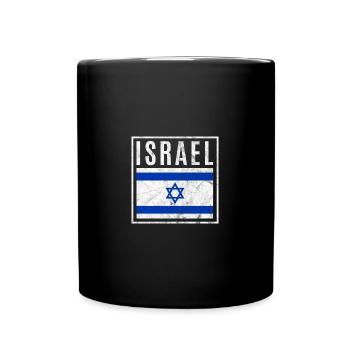 Israël - Mug uni - noir - Devant
