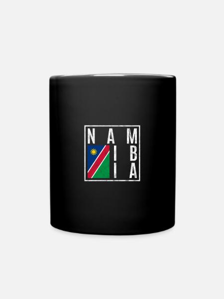 Namibia - Tasse einfarbig - Schwarz