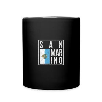 San Marino - Tasse einfarbig - Schwarz - Vorne