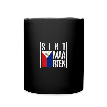 Sint Maarten - Full Colour Mug - black - Front