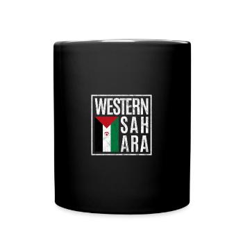 Western Sahara - Full Colour Mug - black - Front