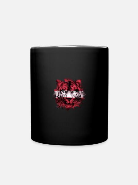 Lettland - Tasse einfarbig - Schwarz