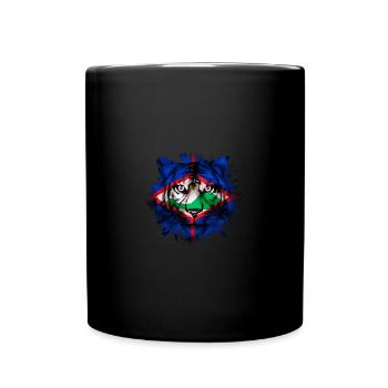 Sint Eustatius - Tasse einfarbig - Schwarz - Vorne