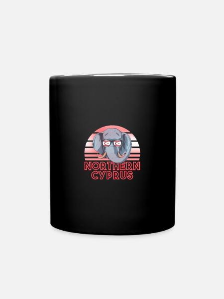 Nordzypern - Tasse einfarbig - Schwarz