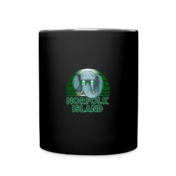 Norfolk Island - Full Colour Mug - black - Front