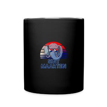 Sint Maarten - Tasse einfarbig - Schwarz - Vorne