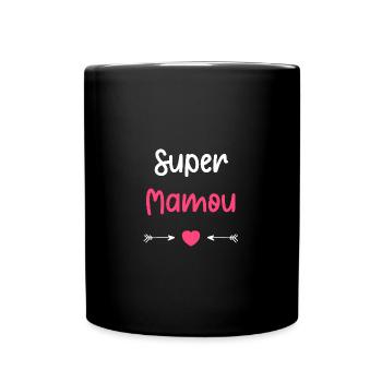 Super mamou - Mug uni - noir - Devant