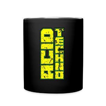 Acid Techno | Acidcore | We Love Acid Techno - Full Colour Mug - black - Front