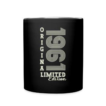 Original vintage 1961 61st birthday gift - Full Colour Mug - black - Front