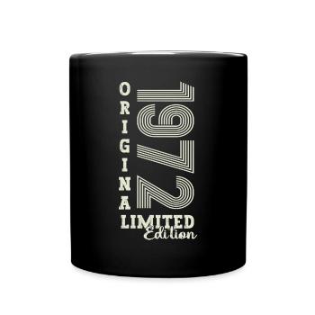 Original vintage 1972 50th birthday gift - Full Colour Mug - black - Front