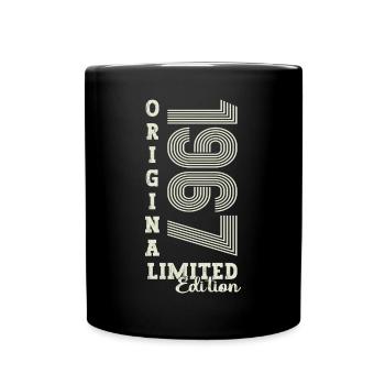 Original vintage 1967 55th birthday gift - Full Colour Mug - black - Front