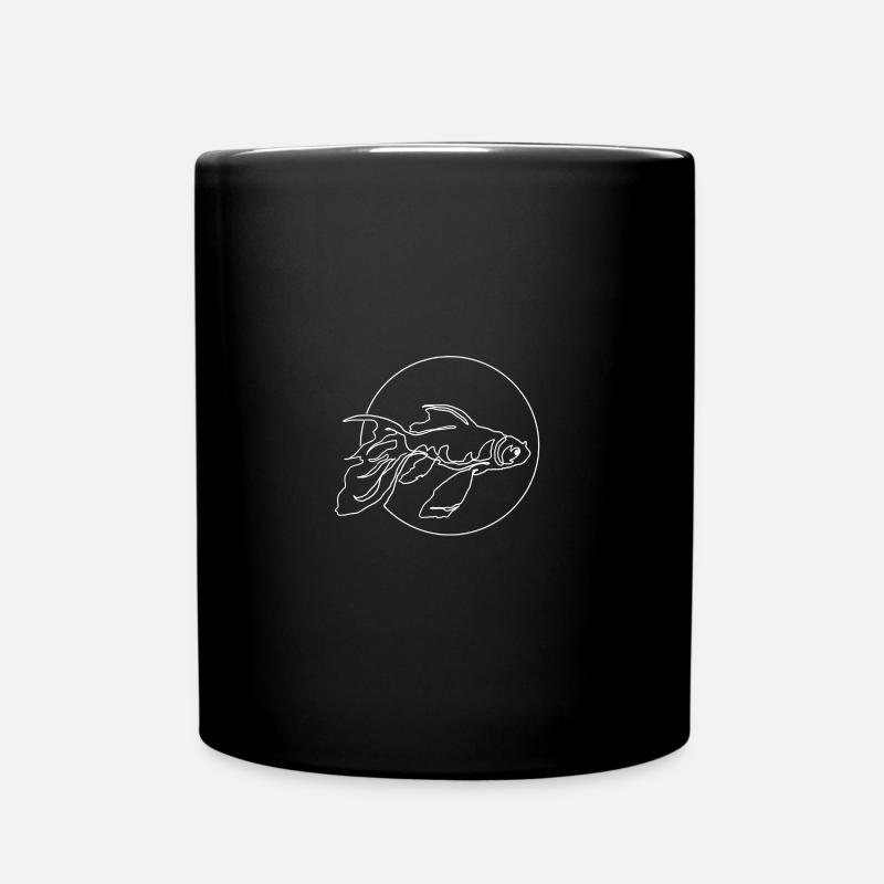 Goldfisch - Tasse einfarbig - Schwarz
