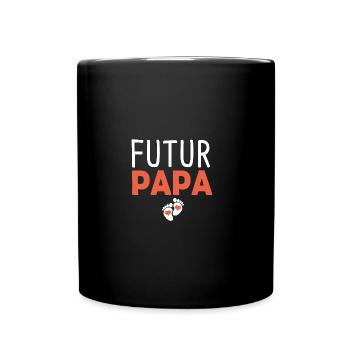 Father-to-be naiisance pregnancy - Full Colour Mug - black - Front