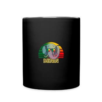 Bénin - Mug uni - noir - Devant