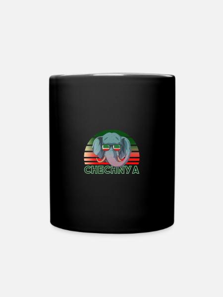 Tschetschenien - Tasse einfarbig - Schwarz