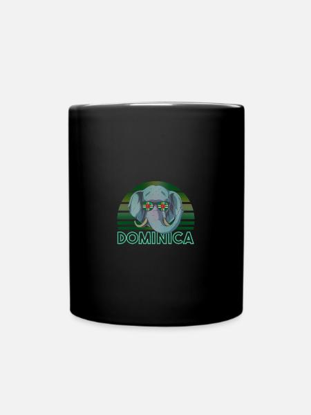 Dominica - Tasse einfarbig - Schwarz